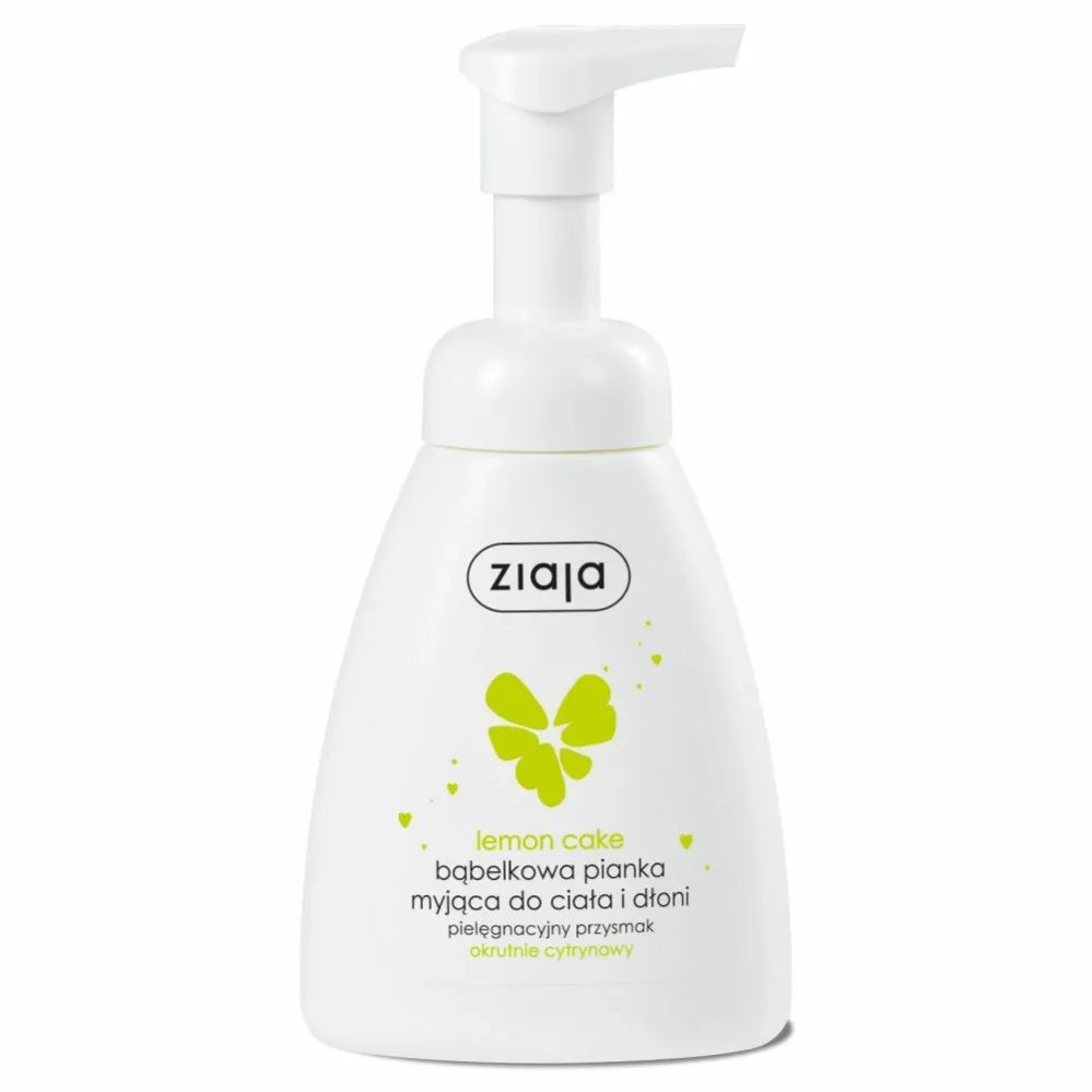 Bąbelkowa Pianka Myjąca do Ciała i Dłoni LEMON CAKE 250 ml - Ziaja