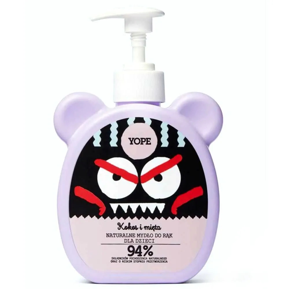 Mydło Dla Dzieci Kokos i Mięta 400 ml - Yope