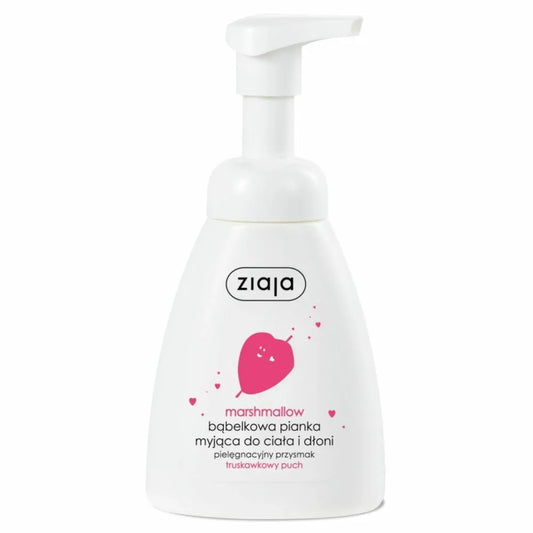 Bąbelkowa Pianka Myjąca do Ciała i Dłoni MARSHMALLOW 250 ml - Ziaja