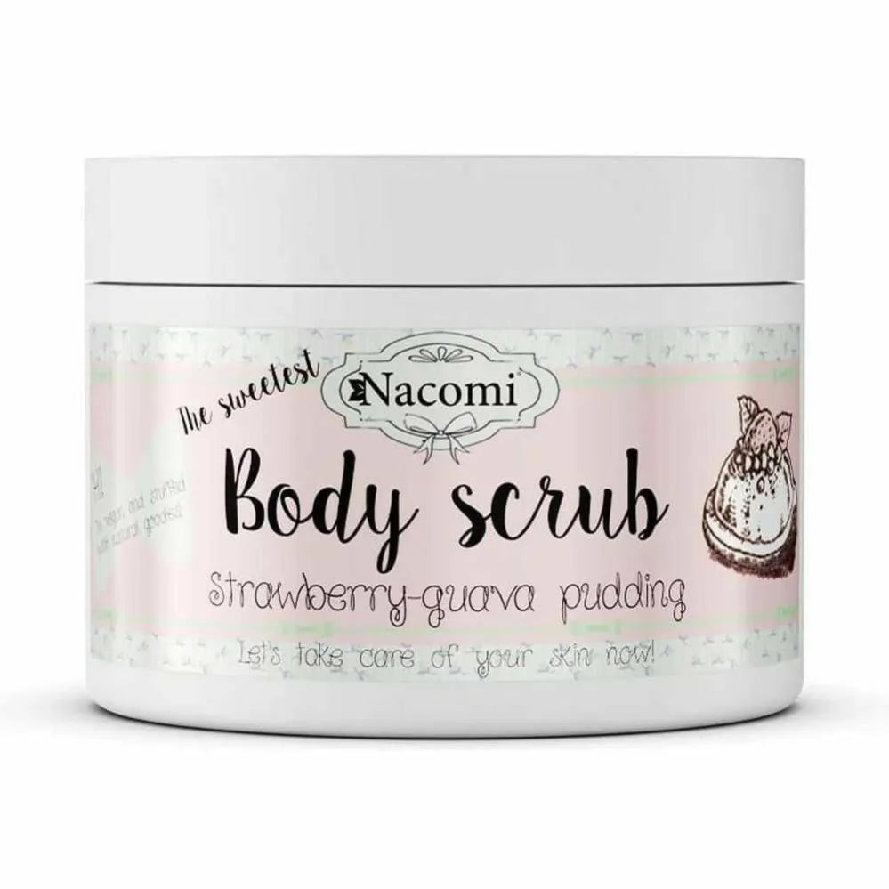 Peeling do Ciała Truskawkowy Pudding 200 g - Nacomi